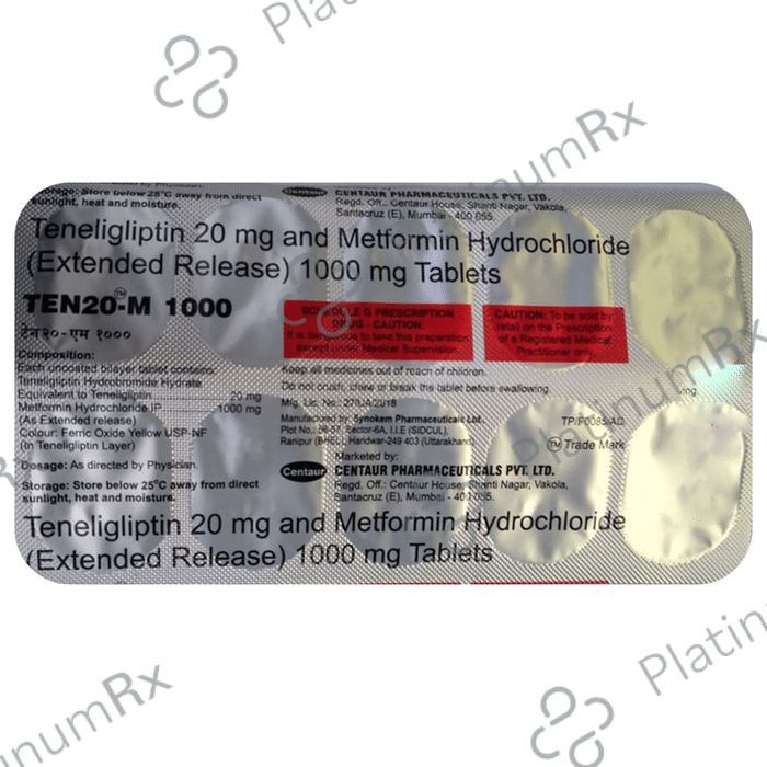 Ten20-M 1000 Tablet ER