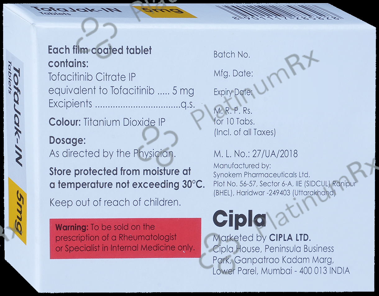 Tofajak IN 5mg Tablet 10s