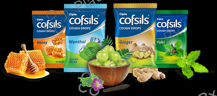Cofsils Assorted Cough Drop Lozenges - For Respiratory Care