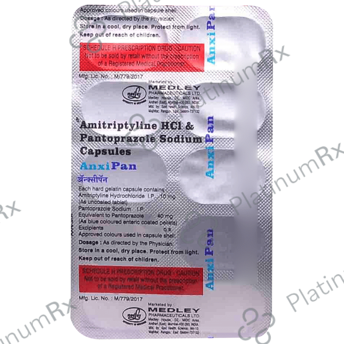 Anxipan 10/40mg Capsule 10s