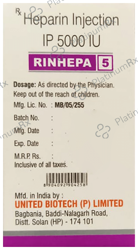 Rinhepa 5000IU Injection
