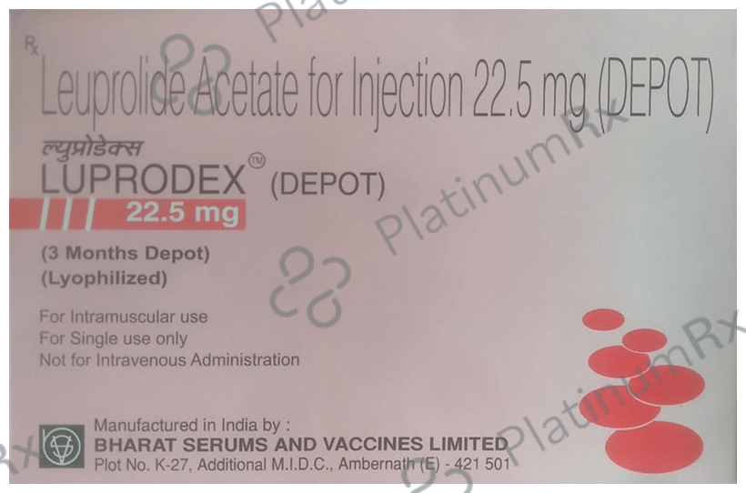 Luprodex Depot 22.5mg Injection 1s