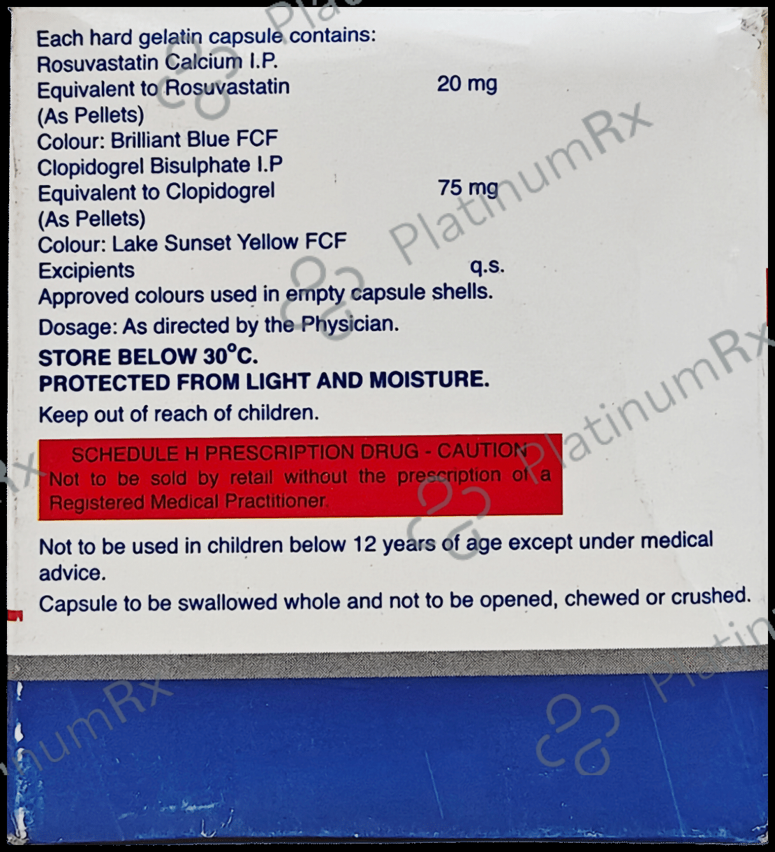 Rozucor CV 20/75mg Capsule 10s