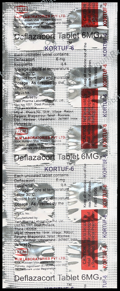 Kortuf 6mg Tablet 10s