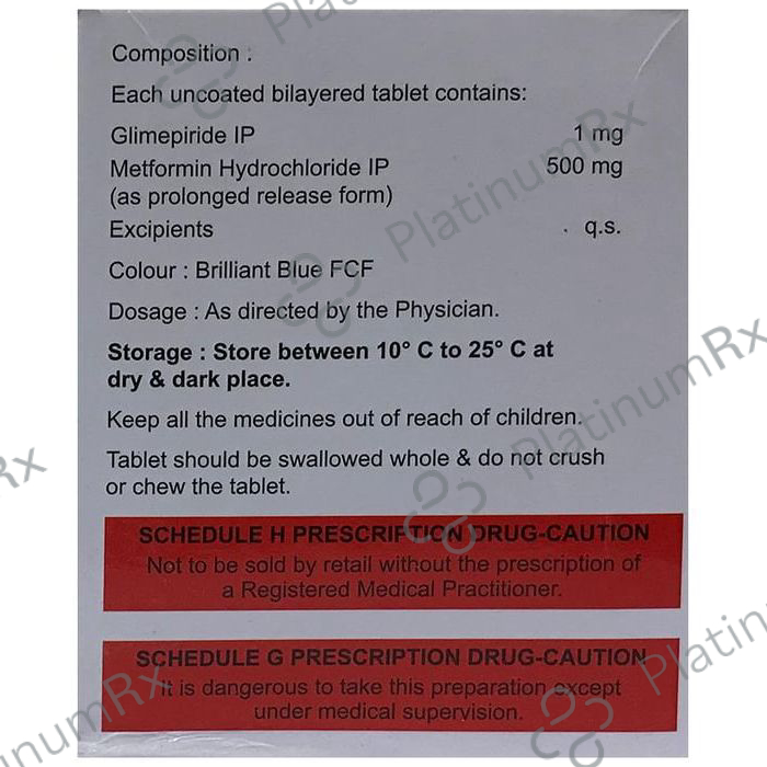 Apriglim-M1 Tablet PR 10 Tablet PR