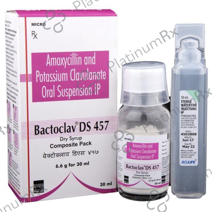 Bactoclav DS 457mg Dry Syrup 30ml