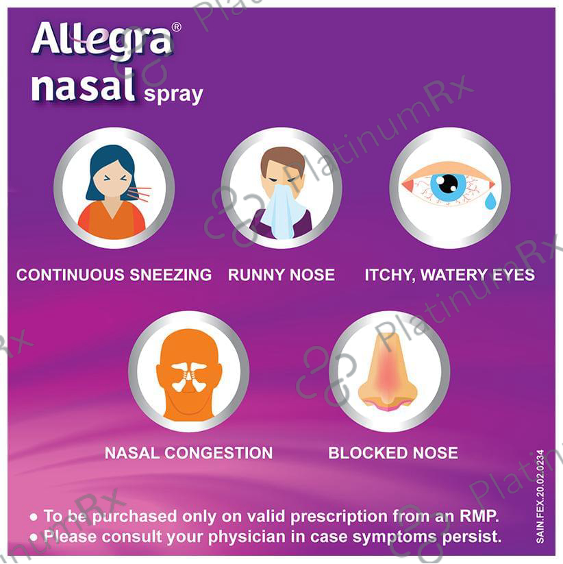 Allegra Nasal Spray 27.5mcg 120MDI