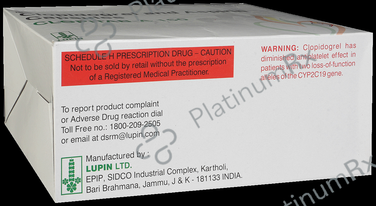 Clopitab A 150/75mg Capsule 15s