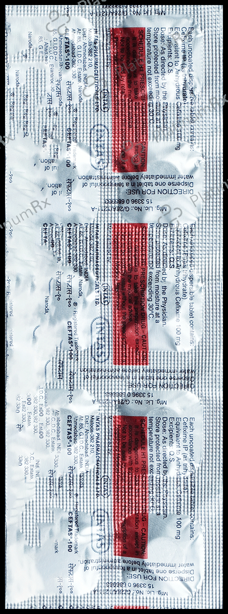 Ceftas 100mg Tablet 10s