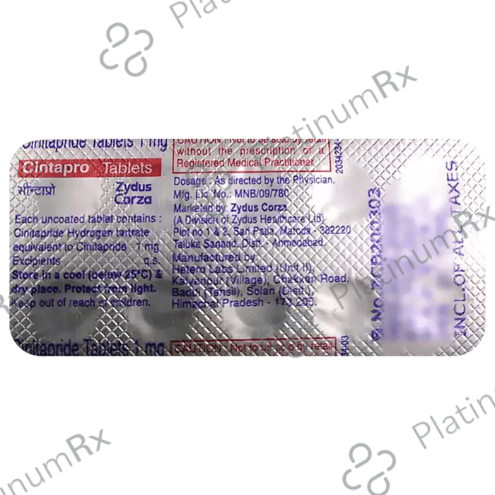 Cintapro 1mg Tablet 10s