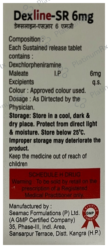 Dexline-SR 6mg Tablet