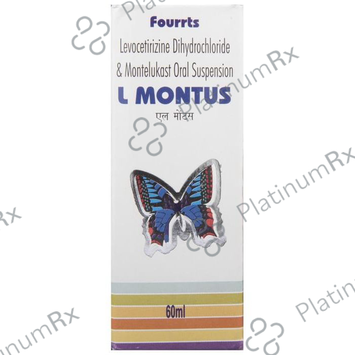L Montus 2.5/4mg Oral Suspension 60ml