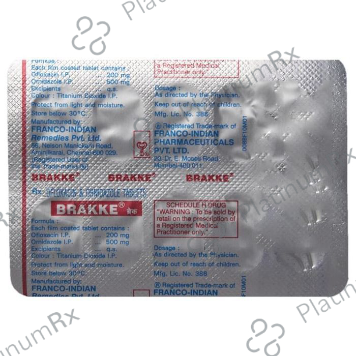 Brakke 200/500mg Tablet 10s