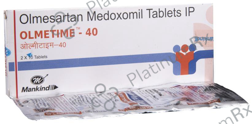 Olmetime 40mg Tablet 10s
