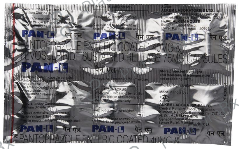 Pan L Capsule 75/40mg Capsule SR 10s