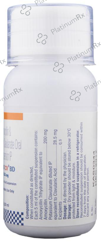Mox CV BD 228.5mg Powder for Oral Suspension 30ml