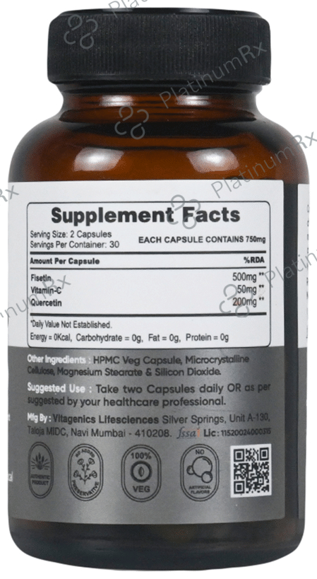 StemRx Fisetin Capsule for Anti-Aging & Skin Care