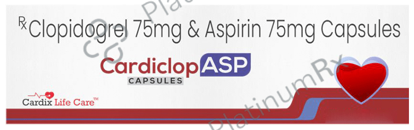 Cardiclop ASP 75mg/75mg Capsule