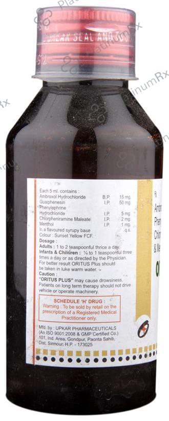 Oritus-Plus Cough Syrup