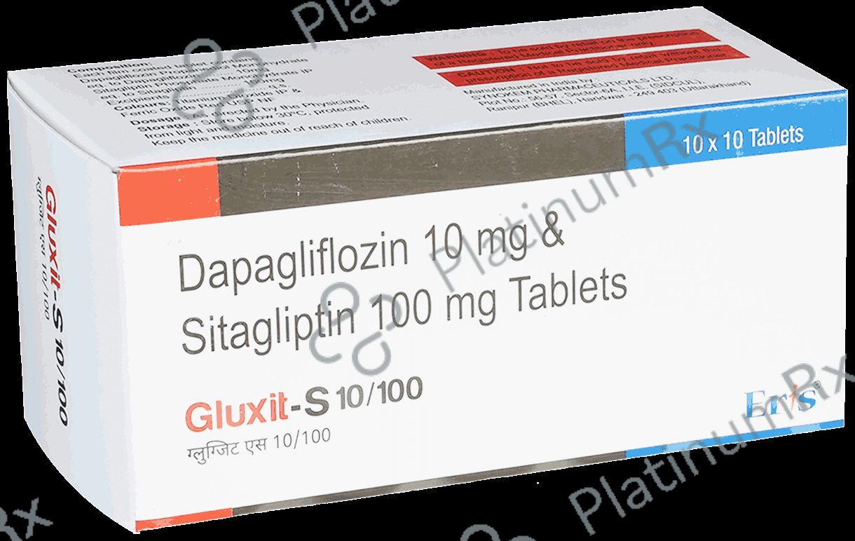 Gluxit S 10/100mg Tablet 10s