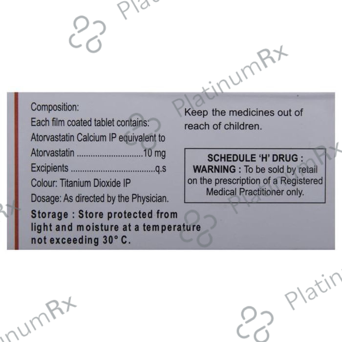 Atorsave 10mg Tablet 15s