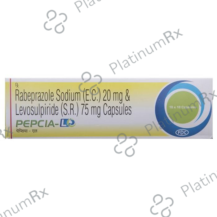 Pepcia L 75/20mg Capsule SR 10s