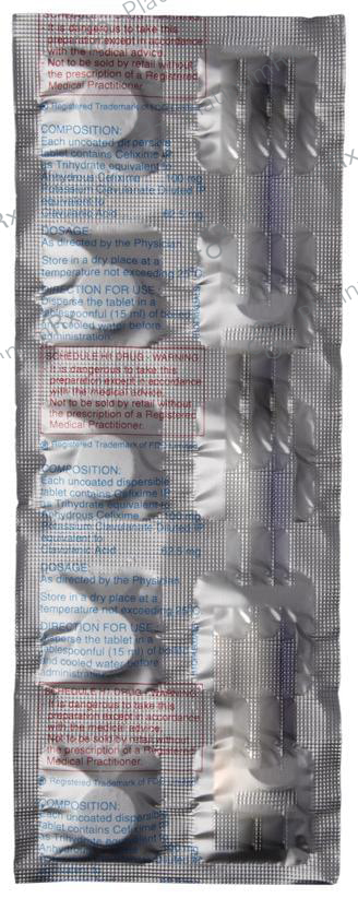 Zifi CV 100 DT 100/62.5mg Tablet 10s