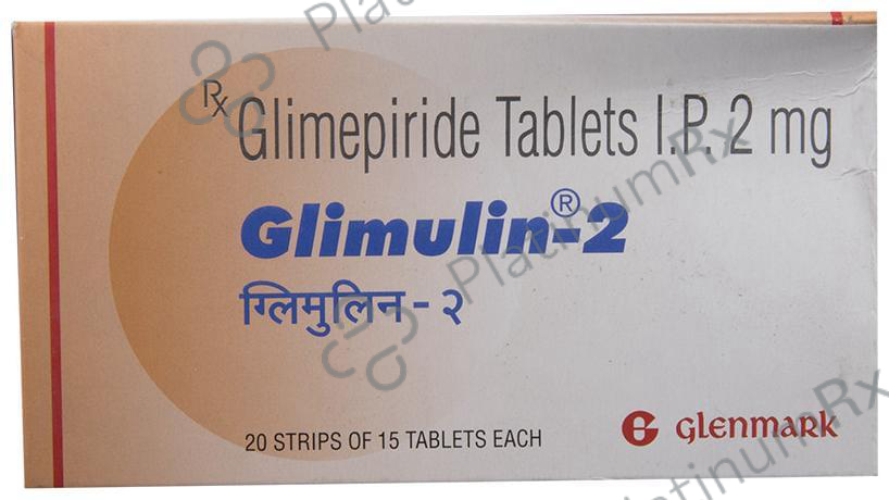 Glimulin 2mg Tablet 15s