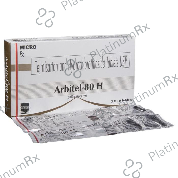 Arbitel 80H 12.5/80mg Tablet 10s