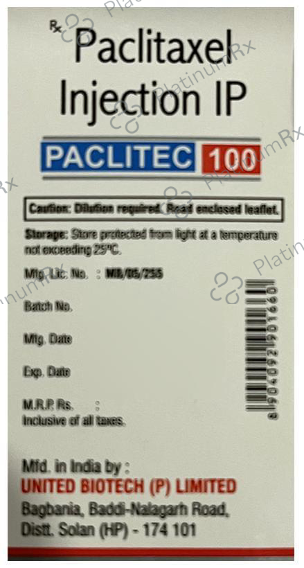 Paclitec 100 Injection Injection
