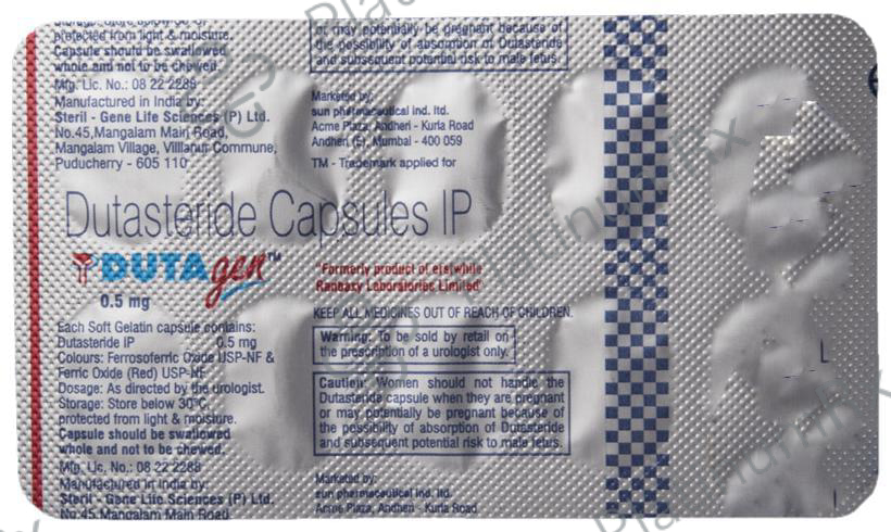 Dutagen 0.5mg Capsule 10s