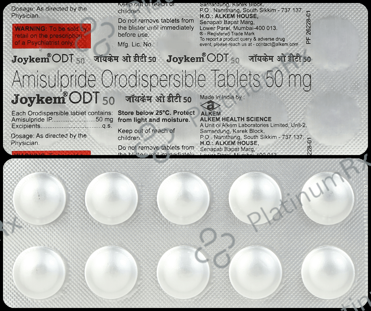 Joykem ODT 50mg Tablet 10s