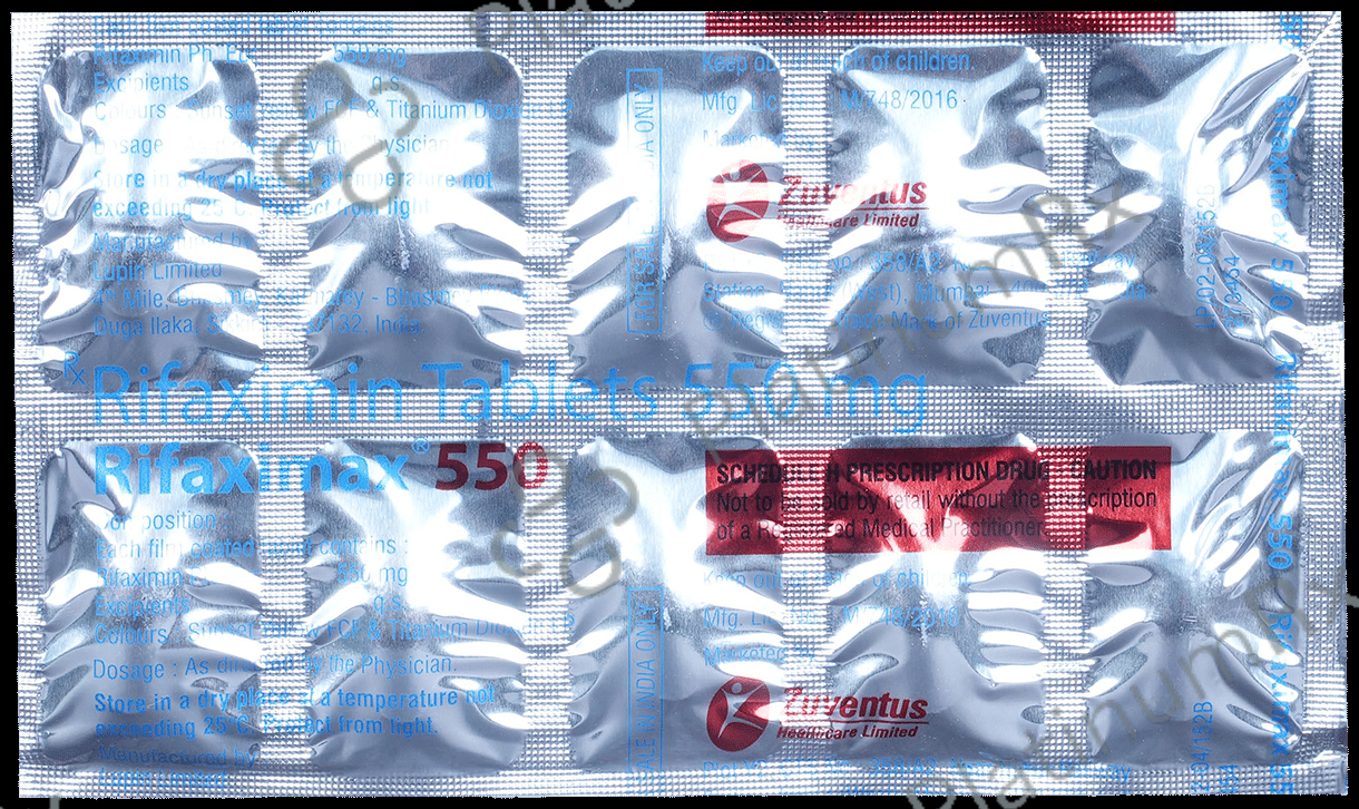 Rifaximax 550mg Tablet