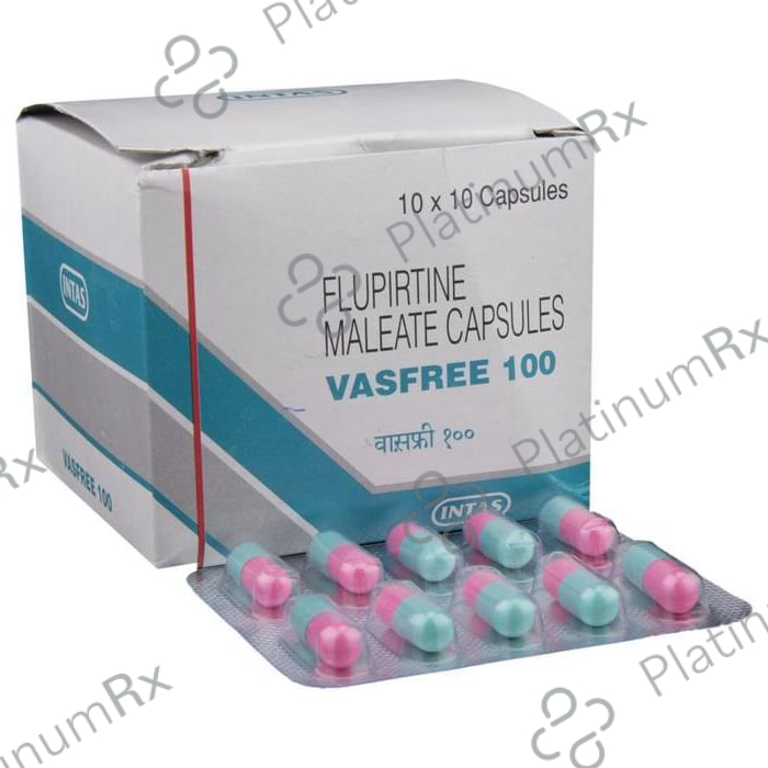 Vasfree 100mg Capsule 10s