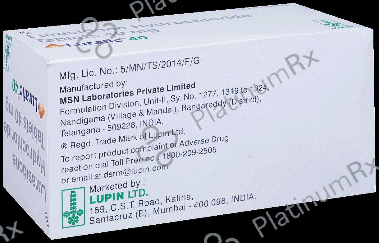 Lurafic 40mg Tablet 10s