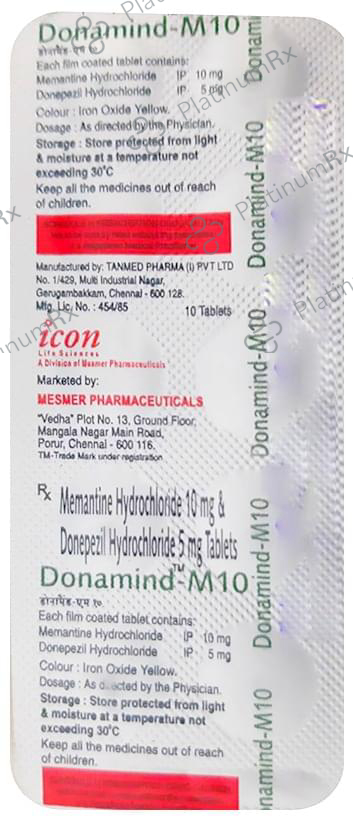Donamind M 5mg/10mg Tablet