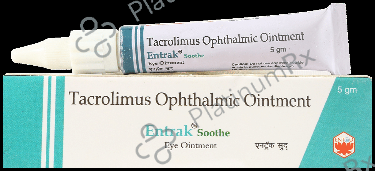 Entrak Soothe 0.03% Eye Ointment 5gm