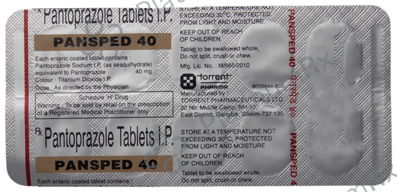 Pansped 40 Tablet 10s