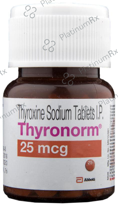 Thyronorm 25mcg Tablet 120s