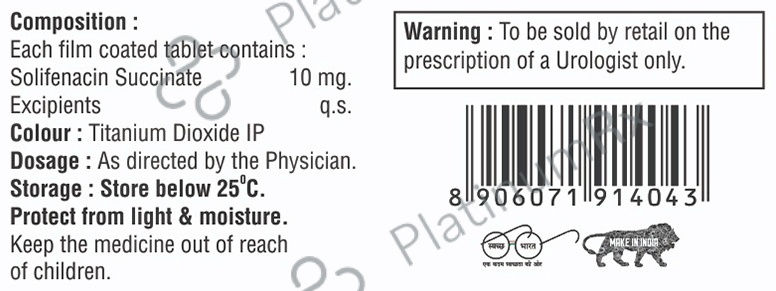 Solifenacin 5 Tablet
