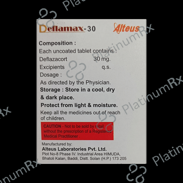 Deflamax 30mg Tablet 10 Tablet