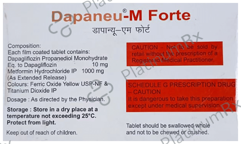 Dapaneu-M Forte Tablet ER