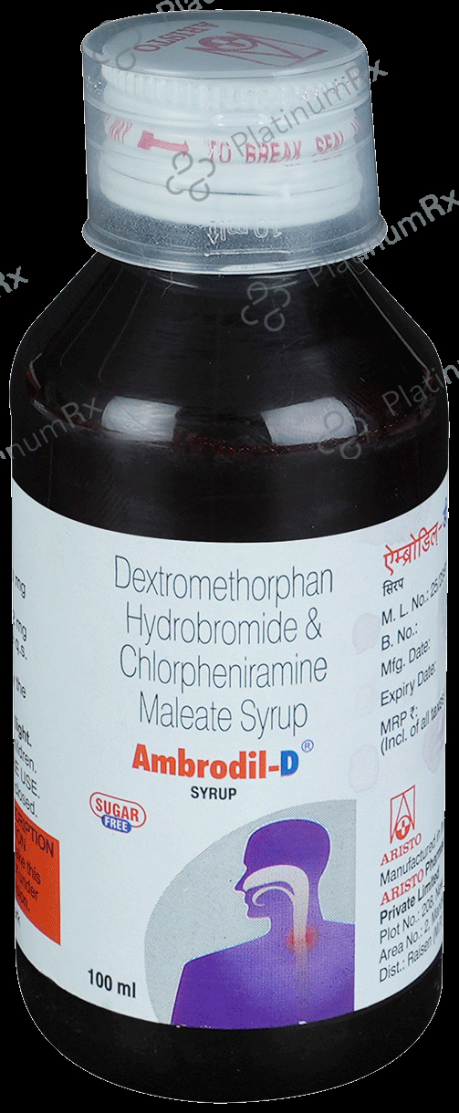 Ambrodil D 2/10mg Sugar Fre Syrup 100ml