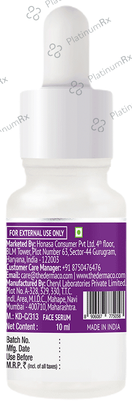 The Derma Co 10% Niacinamide Face Serum with Zinc & Vitamin B3 - For Acne Marks 10 ml