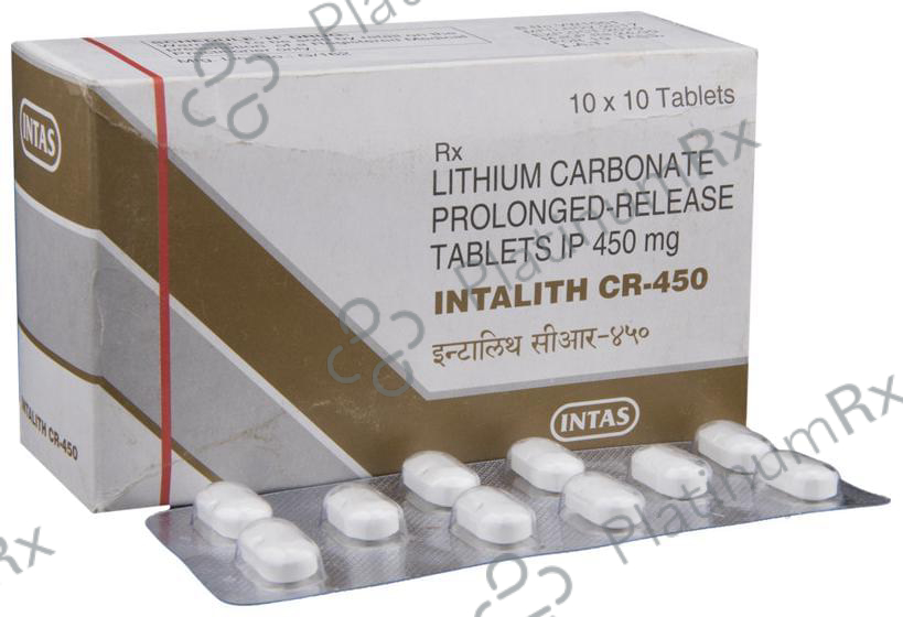 Intalith CR 450 Tablet