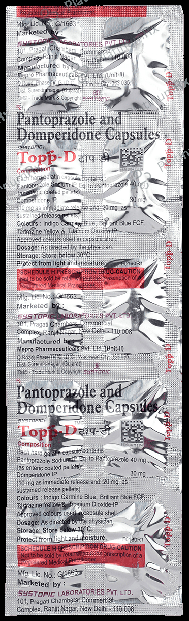 Topp D 30/40mg Capsule PR 10S