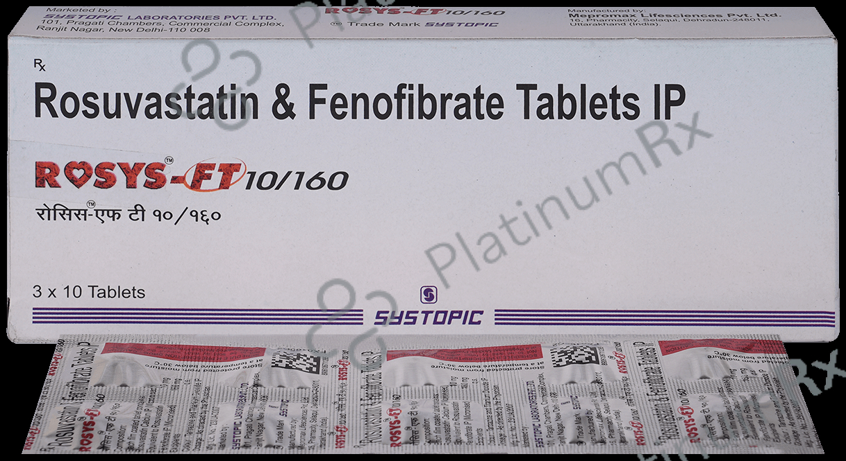 Rosys FT 10/160mg Tablet 10s