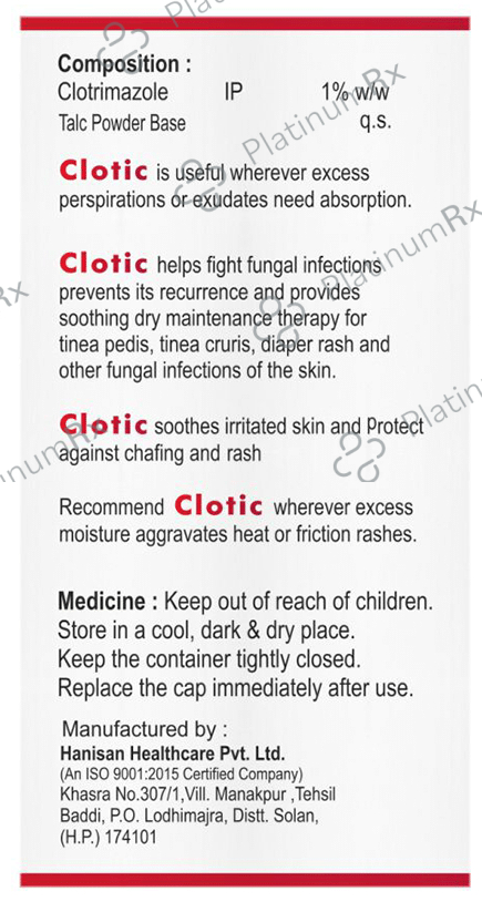 Clotic 1% Dusting Powder