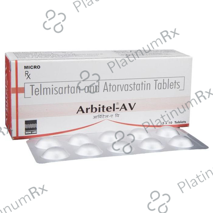 Arbitel Av 10/40mg Tablet 10s