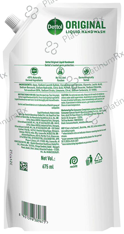 Dettol Original Liquid Handwash Refill Pack